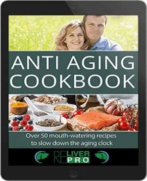 Anti-aging digital cookbook featuring nutrient-dense recipes that support liver detoxification and overall metabolic health